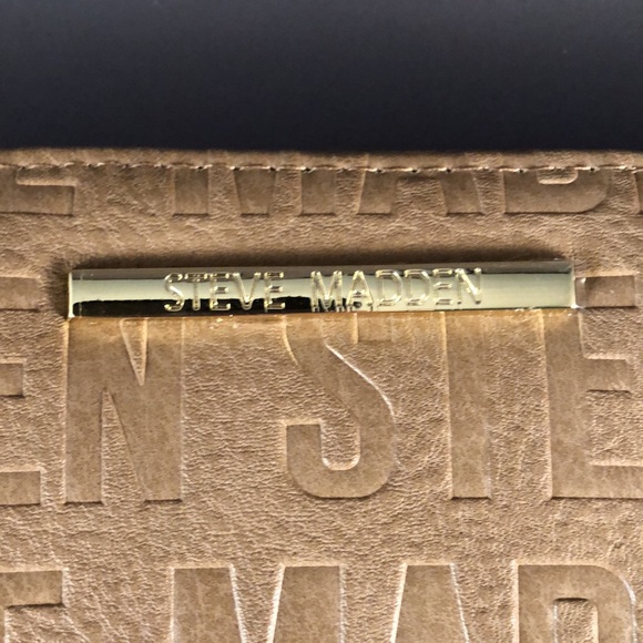 Steve Madden Zip around logo Wallet taupe - Picture 7 of 16